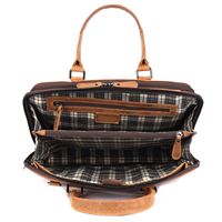 Sac à ordinateur portable en cuir marron de qualité supérieure, étui portable pour ordinateur, pochette de voyage minimaliste pour affaires, en provenance d'Inde