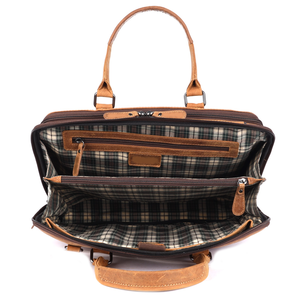 Best Quality Brown Leather Laptop <b>Bag</b> Sleeve Portable <b>Computer</b> Case Minimalist Business Travel Pouch From India - Product Image 4