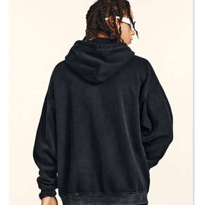 Survêtements en molleton de coton à fermeture éclair, style vintage, avec étiquette personnalisée et logo sur mesure, en tissu blanc épissé - Product Image 3