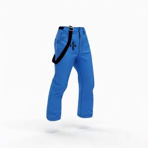 Nouveau pantalon de ski pour homme, 100% polyester, teinture unie, imperméable 10 000 mm, isolation en polaire 240g, fermeture à scratch, personnalisable - Product Image 3