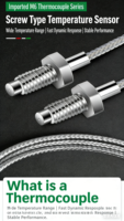 Sonde de température à vis M6, capteur de température de type K, sonde de température PT100, fil de mesure de température pour machine de moulage par injection