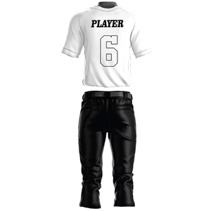 Ropa Deportiva Personalizada, Uniformes de Béisbol Personalizados, Jersey con Logotipo Personalizado, Jersey de Béisbol Negro con Detalles Dorados - Product Image 3