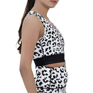 Soutien-gorge de sport pour femme à bretelles réglables, respirant, en Spandex/Nylon, options de logo avant/arrière, service OEM en gros - Product Image 3