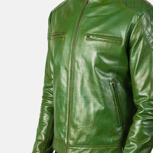 Top Selling Custom Design Men Leather <b>Biker</b> <b>Jacket</b> Made In High Quality Material Men Leather <b>Jacket</b> For Auto Racing Wear - Product Image 5
