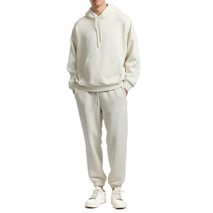 Conjunto de Sudadera y Pantalones Deportivos para Hombre, de Alta Calidad, 100% Algodón, Estilo Urbano, Personalizable - Product Image 2