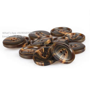 Gran oferta, botón de costura de resina redondo colorido con decoración de encaje, botón de 4 agujeros para abrigo de Rfcrafts - Product Image 2