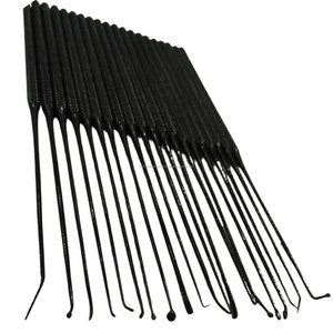 Black Titanium Coated Micro Dissector Set 20Pcs <b>Neurosurgery</b> Surgical <b>Instruments</b> Skull Base Operation Kit Hospital Clinic - Product Image 2
