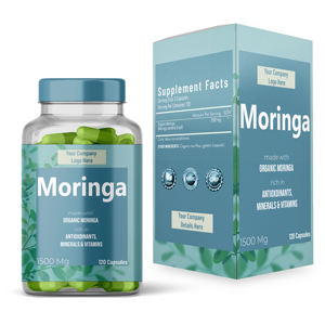 Capsules de Moringa de qualité supérieure, complément alimentaire à base de plantes antioxydant, 100% pur et biologique, santé digestive, produit d'exportation premium pour - Product Image 5