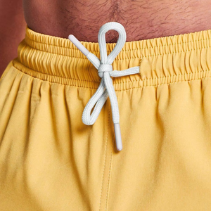 Shorts de bain jaunes personnalisés pour hommes, séchage rapide, taille élastique avec cordon de serrage, shorts de plage d'été légers, décontractés et sportifs - Product Image 5