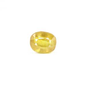 Natural Yellow Sapphire 4.9 Carat Loose Gemstone for Fine Jewelry - Product Image 1