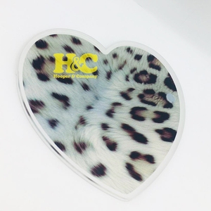 Top Trend <b>Heart</b> Tiles Acrylic Lash Tiles <b>Heart</b> <b>Shapes</b> Durable Eyelash Extension Tools Trays Pallet Holder Tweezer Magnet - Product Image 3