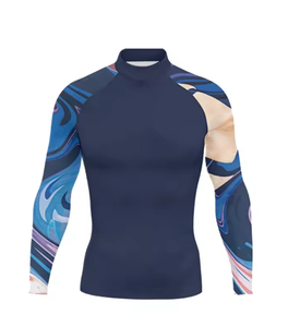 เสื้อแรชการ์ดแขนยาวสำหรับผู้ชาย ป้องกันแสงแดด UPF 50+ สำหรับกิจกรรมกลางแจ้ง เสื้อป้องกันแสงแดด UPF 50+ สำหรับผู้ชาย สำหรับกิจกรรมกลางแจ้ง - Product Image 3