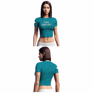 Personaliza tu propio diseño de camisetas cortas casuales para mujer, camisetas cortas de talla grande, camisetas cortas para mujer más vendidas en oferta - Product Image 5