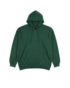 เสื้อฮู้ดผู้ชายสีเขียวป่า ผ้าฝ้ายฟลีซเนื้อนุ่ม สวมใส่สบาย มีกระเป๋าจิงโจ้ ระบายอากาศได้ดี แห้งเร็ว เหมาะสำหรับฤดูหนาว ทรงปกติ - Product Image 1