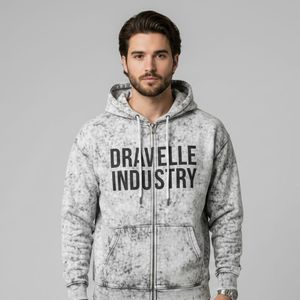 Sweat-shirts à capuche zippés pour hommes, broderie personnalisée, écologiques, respirants, anti-plis, 100 % polaire polyester, vêtements décontractés - Product Image 5