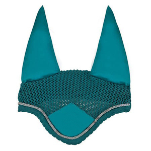 Horse Handmade Knitting Ear <b>Bonnet</b> Crochet Fly Veil with Covers Breathable Outdoor Sport Horse Fly Veil with Custom logo - Product Image 4
