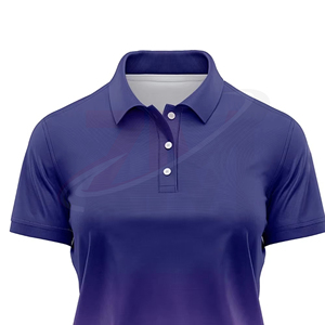 Polo basique pour femmes en coton à manches courtes, coupe confortable, tissu respirant et doux, décontracté, à porter tous les jours en été - Product Image 4