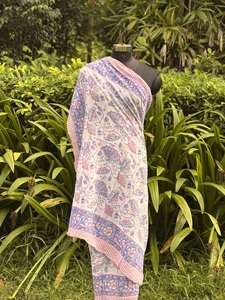 Custom Cotton Floral Print Beach Sarong Pareo for Women Wholesale Beach Cover Up <b>Wrap</b> Skirt Swimwear Cover - Product Image 4