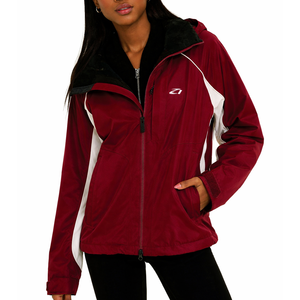 Customized Women's <b>Winter</b> <b>Waterproof</b> <b>Jacket</b> Red and White Color block Windbreaker with Hood High-Quality Wholesale men's <b>Jackets</b> - Product Image 5