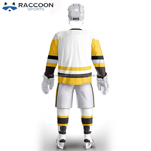 Camiseta de Hockey sobre Hielo 100% Poliéster para Prácticas de Equipos Deportivos, Uniforme de Hockey sobre Hielo Personalizado de Excelente Calidad para Hombre, Raccoon Sports Quick - Product Image 6