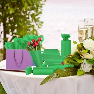 100 Fogli di Carta Velina Verde 14 X 20 Pollici in Confezione Grande per Matrimoni, Compleanni, Progetti Fai-da-Te, Natale - per Confezionamento - Product Image 2