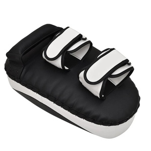 Almohadilla de boxeo para pies, Taekwondo, MMA, protectores de patadas de mano, escudo de patadas de cuero con logo personalizado, boxeo, MMA, Muay Thai - Product Image 3