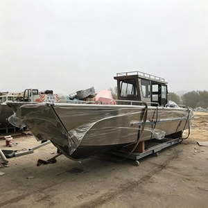 Yate YAMANE de 9m (30 pies), Embarcación de Desembarco de Aluminio Soldado con Cabina Cerrada, <span class=keywords><strong>Barco</strong></span> de Trabajo en Venta - Product Image 5