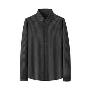 เสื้อเชิ้ตคอปกแบบลำลองสำหรับฤดูใบไม้ร่วง สไตล์ไฮสตรีท รุ่นใหม่ล่าสุด ขายตรงจากโรงงาน สำหรับผู้ชาย - Product Image 4