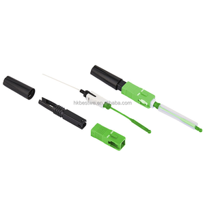 Conector de Fibra Óptica de Fusión en Caliente de Alto Rendimiento Monomodo SC UPC/APC FTTH, Conector Rápido Integrado - Product Image 3