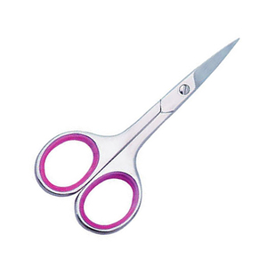 Toe <b>Nail</b> Scissors Mirror Finish Beauty <b>Nail</b> Scissors 3.5" Curved Blade Sharp Stainless Steel Right-<b>Handed</b> Cuticle Manicure - Product Image 1