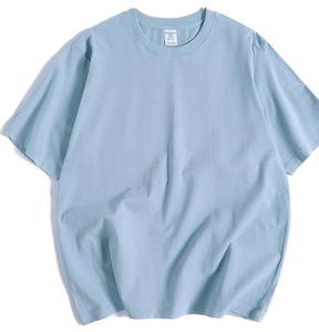 T-shirts en toile unisexe à col uni, coupe ajustée, manches courtes, 100% coton, haute qualité, personnalisation en gros, séchage rapide - Product Image 6