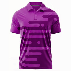 Prix de gros Chemises polo pour hommes en coton tricoté à manches courtes, brodées, infroissables, vêtements professionnels personnalisés, grossiste - Product Image 4