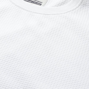 Classic Comfortable <b>Waffle</b> Weave Soft Cotton Everyday Casual Wear T <b>Shirt</b> Soft Stretchable <b>Waffle</b> Fabric Casual Style T <b>Shirt</b> - Product Image 5