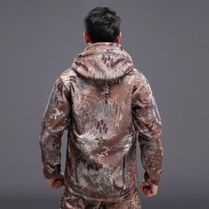 New Jacket Custom Design Winter Men's Windproof Multi Pocket Fleece Zip up Hunting Fleece Jacket - Product Image 2