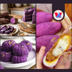 Meilleures ventes : Farine de patate douce violette séchée écologique, poudre de patate douce violette déshydratée pour la décoration de gâteaux, texture lisse, 1000g - Product Image 2