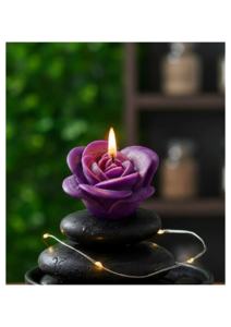 Elegant Realistic Handmade Rose-shaped Soy Wax Art <b>Candle</b> Dessert Scented Non-Toxic Clean Burn for Valentine's Day <b>Gifting</b> Home - Product Image 1