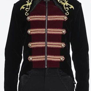 Men Black Vintage <b>Gothic</b> Embroidery Party Gold Tailcoat <b>Jackets</b> Fashion Top Sell 2026 - Product Image 6