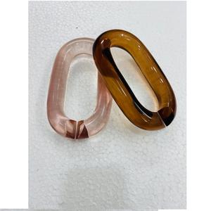 Maillons de chaîne en résine, chaîne à maillons en résine, maillons de chaîne en polyrésine, maillons de chaîne en résine décoratifs, maillons de chaîne en résine acrylique - Product Image 1