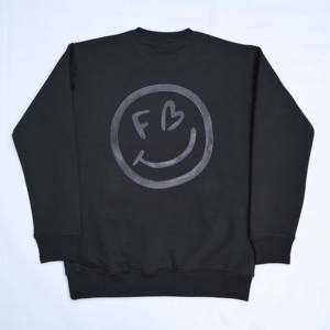 Custom Logo black crewneck sweatshirt premium cotton fleece <b>pullover</b> <b>men</b> oversized fit streetwear manufacturer wholesale supply - Product Image 4