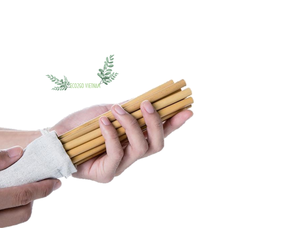 Natural Wide Bamboo <b>Straw</b> <b>For</b> Smoothie Reusable Eco-Friendly Bamboo <b>Drinking</b> <b>Straws</b> with Custom Logo by Eco2Go Vietnam - Product Image 1
