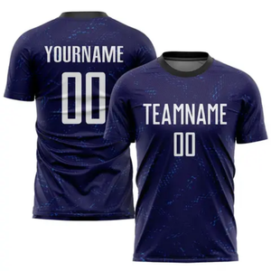 Camiseta de Fútbol Personalizada, Transpirable y de Secado Rápido, Uniforme Deportivo para Entrenamiento de Equipos Masculinos, Diseño y Logotipo Personalizados para Adultos - Product Image 3