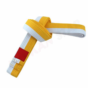 Ceintures de Taekwondo personnalisées de haute qualité pour les arts martiaux BJJ Karaté Judo Jiu-Jitsu Sports en coton et polyester unisexe - Product Image 4
