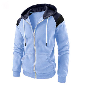 Vente en gros de sweats à capuche pour hommes, personnalisables avec impression intégrale, OEM ODM, impression en relief, 100% coton, molleton lourd, fermeture éclair intégrale - Product Image 2