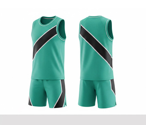 Camiseta y pantalones cortos de baloncesto personalizados, sublimación, secado rápido, poliéster transpirable, ropa deportiva de equipo para hombres, mujeres y jóvenes - Product Image 4