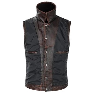 Chaleco de Motociclista con Capucha para Hombre, de Poliéster/Algodón, Ecológico, Transpirable, Cortavientos, con Cierre Frontal, Color Sólido, Estilo Cargo, para Invierno - Product Image 2