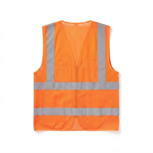 Gilet de sécurité unisexe haute visibilité avec bandes réfléchissantes et plusieurs poches pour usage professionnel - Product Image 4