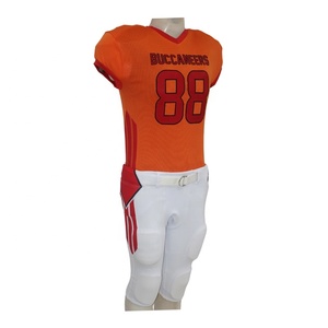 Camiseta de Fútbol Americano de Manga Corta con Estampado Digital Personalizado de Alta Calidad, 100% Poliéster, Protección UV - Product Image 2