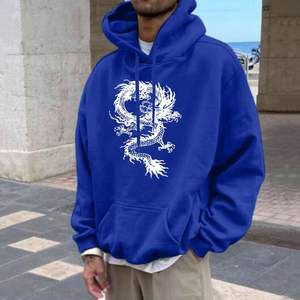 เสื้อฮู้ดดี้ผู้ชายคุณภาพดีที่สุด ราคาสมเหตุสมผล สินค้าคุณภาพเยี่ยม เสื้อฮู้ดดี้กันหนาวสำหรับผู้ชาย ผลิตในปากีสถาน สีฟ้า - Product Image 4