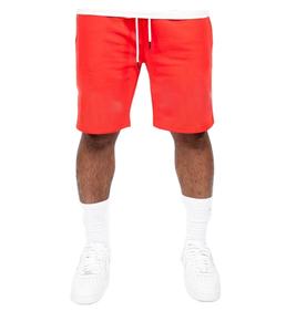 <b>Mens</b> Red Drawstring <b>Shorts</b> Casual Solid Color Loose Fit Elastic Waist Comfortable Summer Streetwear <b>Lounge</b> <b>Shorts</b> - Product Image 1