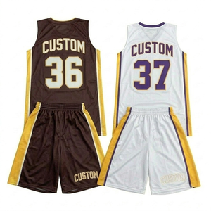 Conjunto de uniforme de baloncesto personalizado de primera calidad para hombres y jóvenes, camiseta sin mangas, pantalones cortos transpirables, ropa deportiva con nombre y número personalizados - Product Image 2